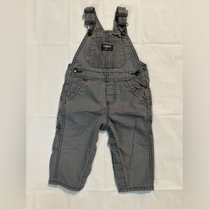 OshKosh B'gosh Overalls Baby Size 12 Months Gray CORDUROY Vestbak 12M Boys Girls